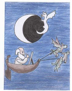 Tarot 18 - la Lune