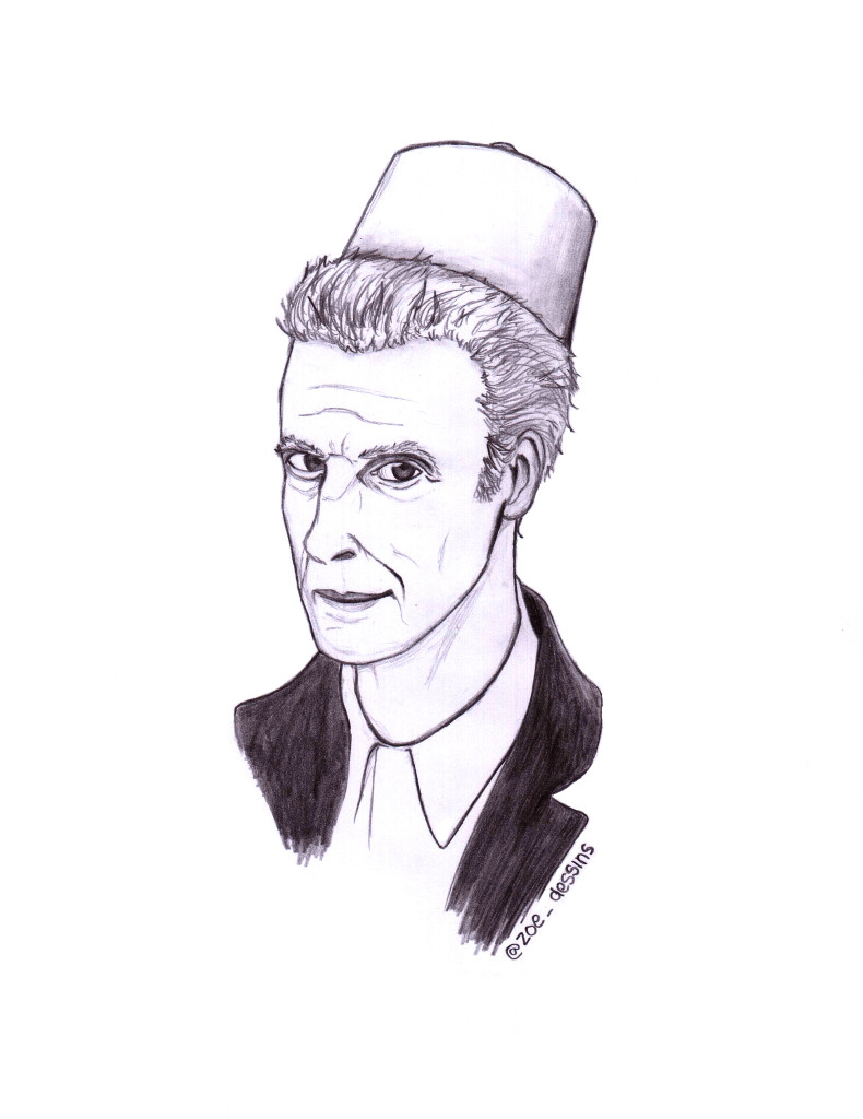 the twelfth doctor in a fez